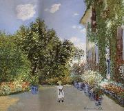 Claude Monet The Artist-s House at Argenteuil oil painting reproduction